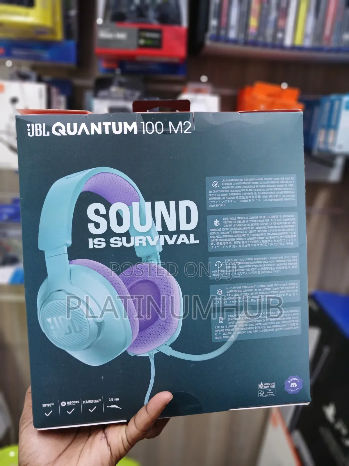 JBL Quantum 100 M2 Wireless Earphones