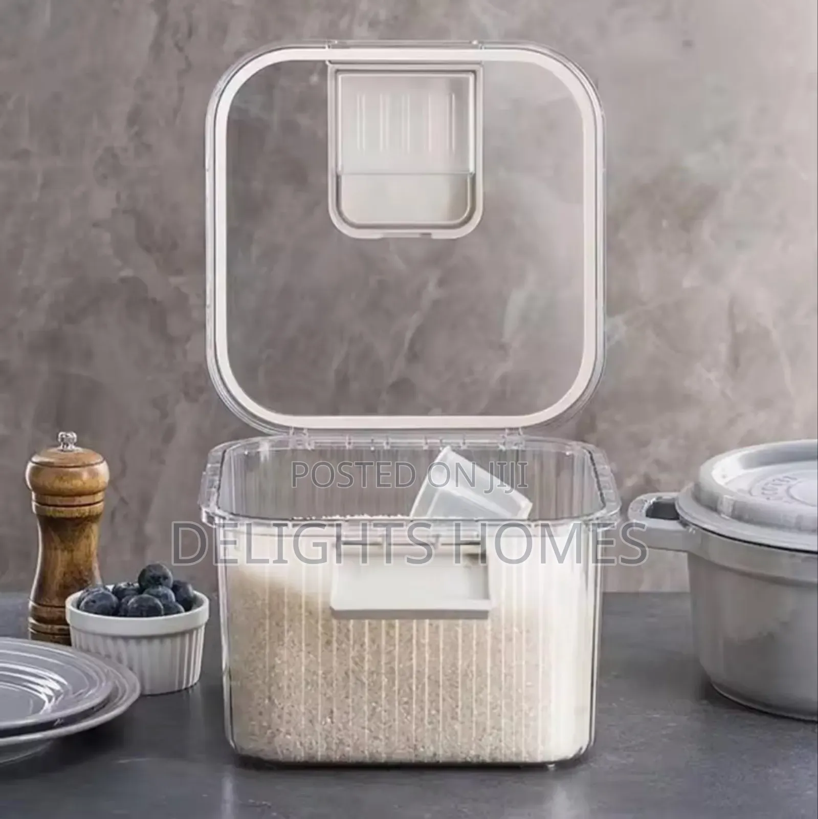 Acrylic Rice Bucket_nje