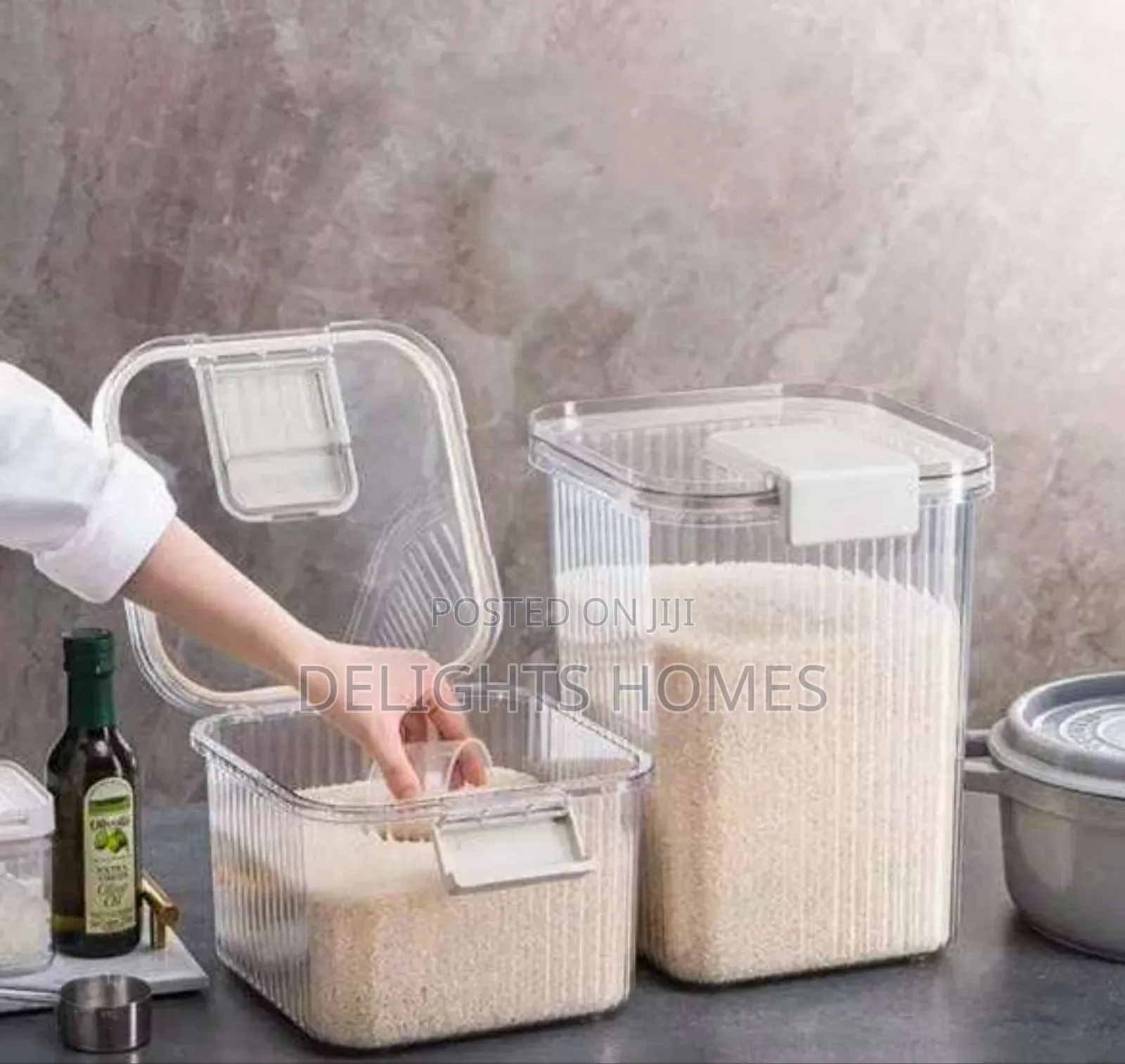 Acrylic Rice Bucket_nje
