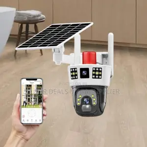 Humanoid Detection Auto Tracking 4g Dual Lens Solar Camera