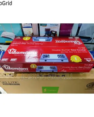 Compact Ramtons 2-Burner Cooker – Affordable Reliable(Rg538)