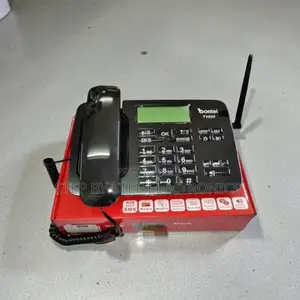 Bontel T1000 GSM Fixed Wireless Desktop Phone Dual Sim Black Color