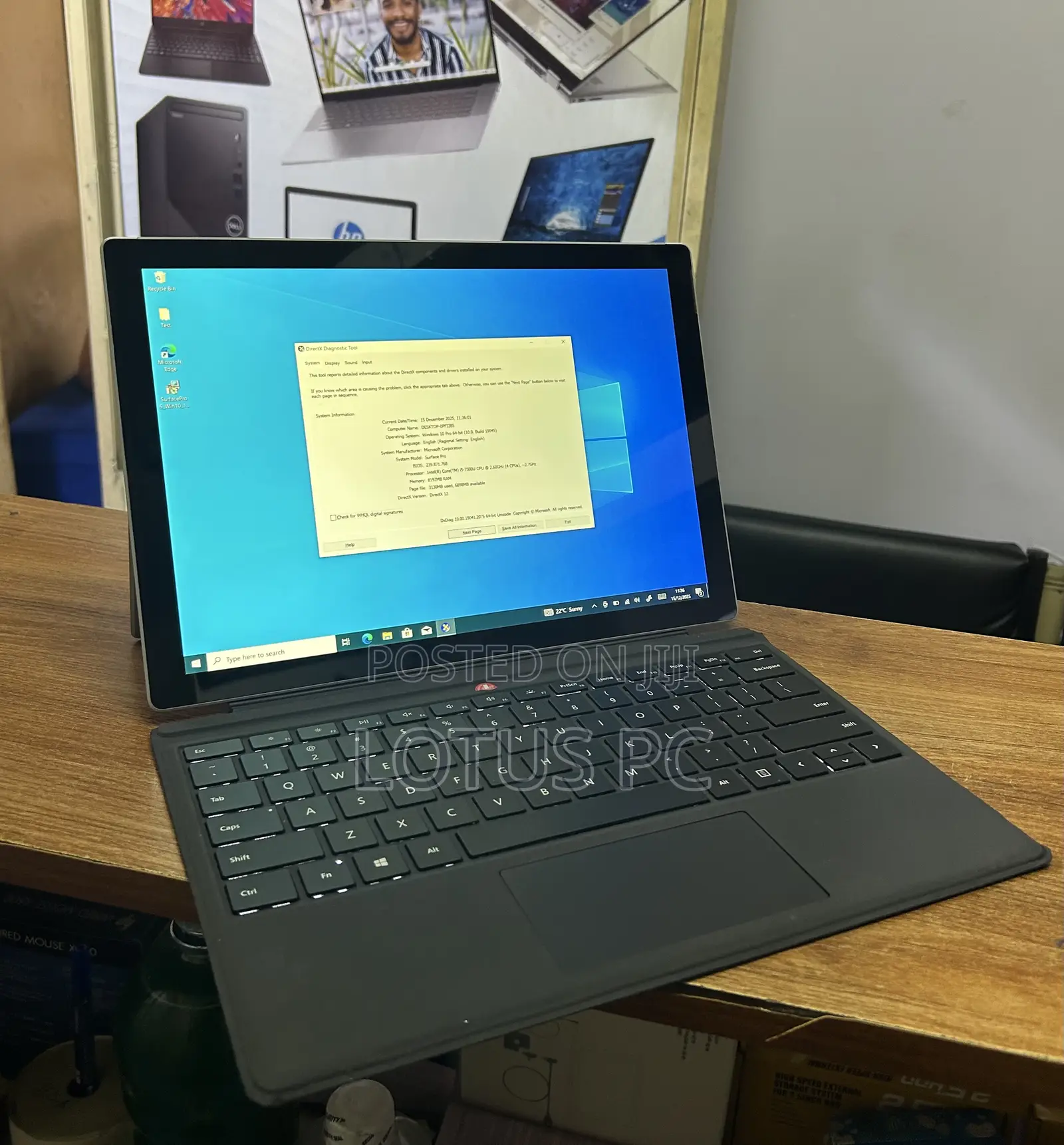 Laptop Microsoft Surface Pro 5 16GB Intel Core I7 SSD 512GB