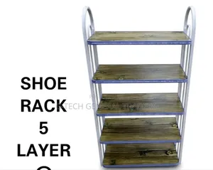 Wooden Heavy Duty 5 Tier Shoerack