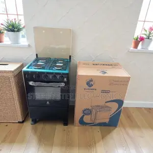 Free Standing Cooker With Gas Oven Heavy Duty Pan Supports