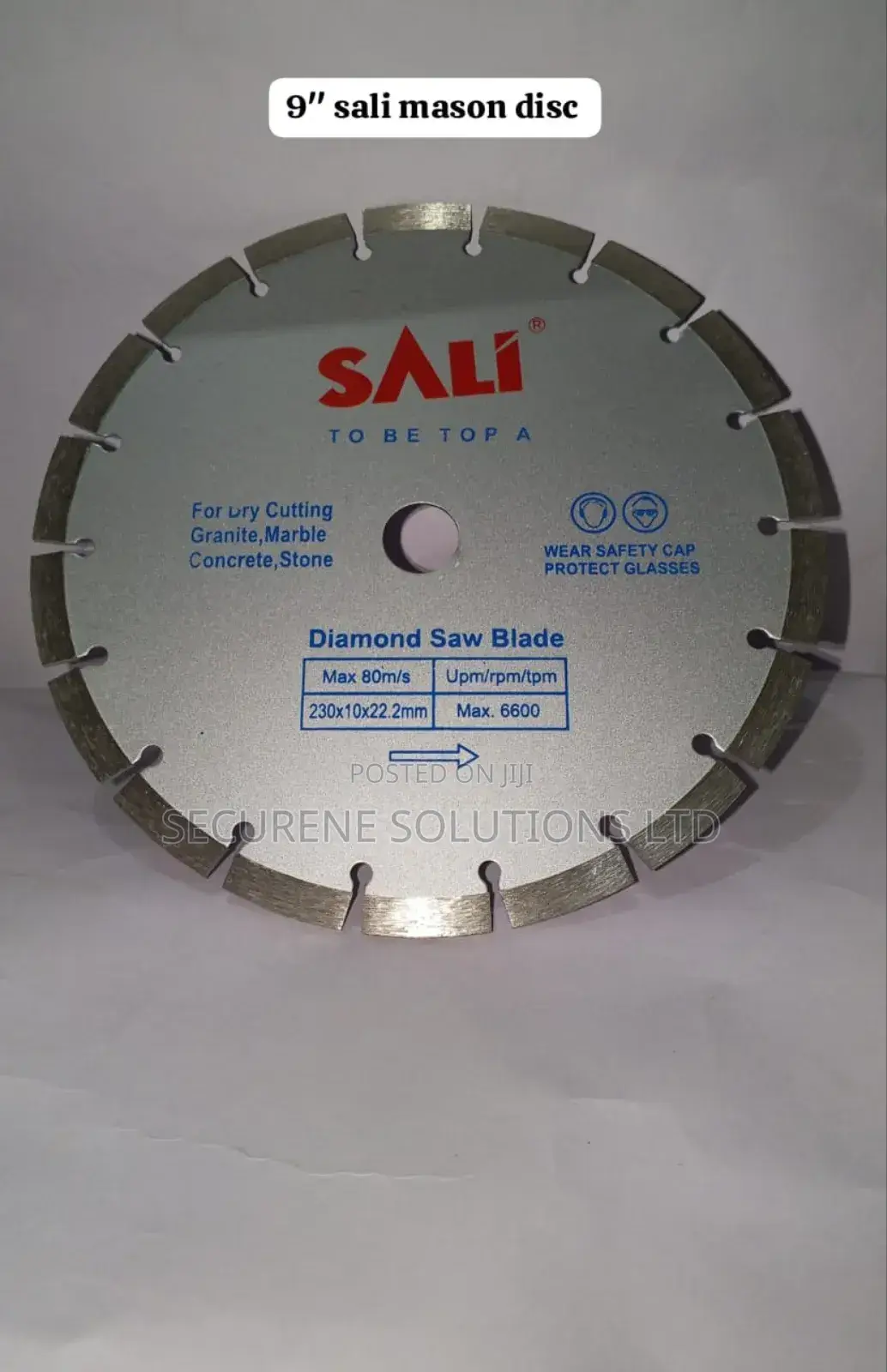 Sali 9" Diamond Saw Blade.