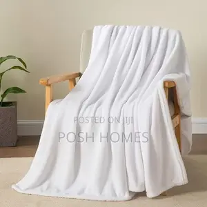 White Quality Coral Fleece Blankets