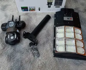 Two-in-One Led Solar Street Light Solar Light V380 Pro App 450w