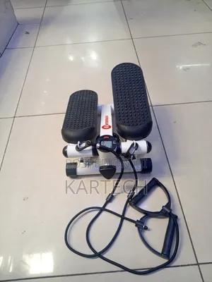 Portable Mini Stepper With Resistance Bands