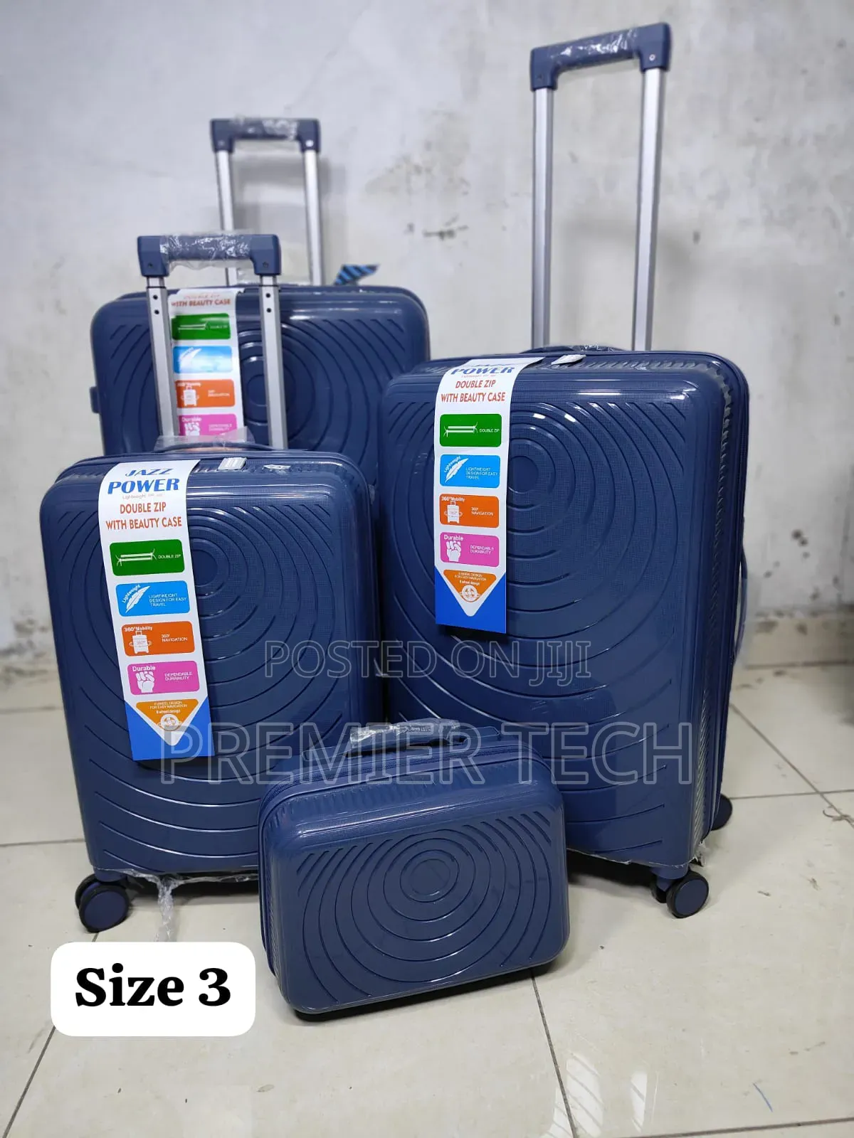 4 in 1 Luxury Unbreakable Suitcase