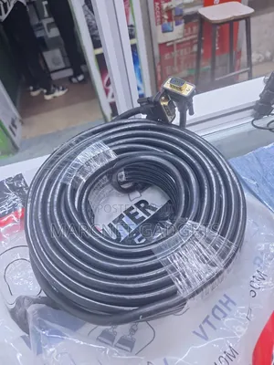 Black Vga to Vga Cable 30 Meters Long