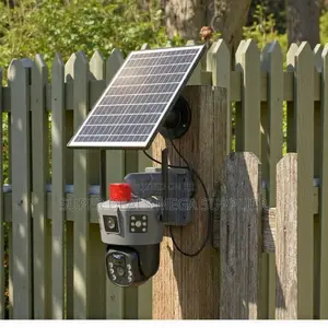 High Definition 3mp 4g Dual Lens Solar Camera With Remote Pan and Tilt