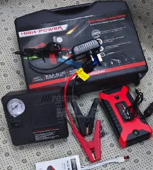 Lightweight Car Jump Starter, Tyre Inflator, Emergency Power Bank
