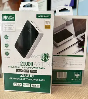 Lightwave Lw-LPB-65w 20000mah Laptop Power Bank