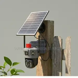 4g Dual Lens Solar Camera With Large Capacity Rechargeable Battery