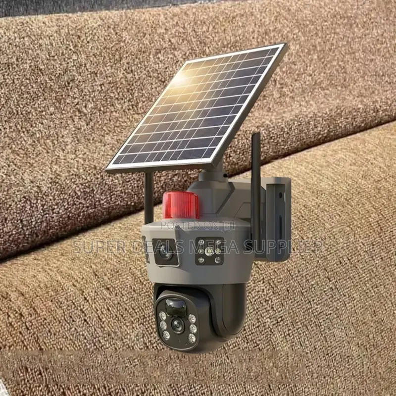 Quick Wakeup 4g Dual Lens Security Solar Camera With Dustproof Housing