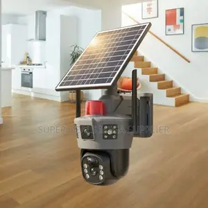 Built in Large Battery 4g Dual Lens Solar Camera With Night Vision