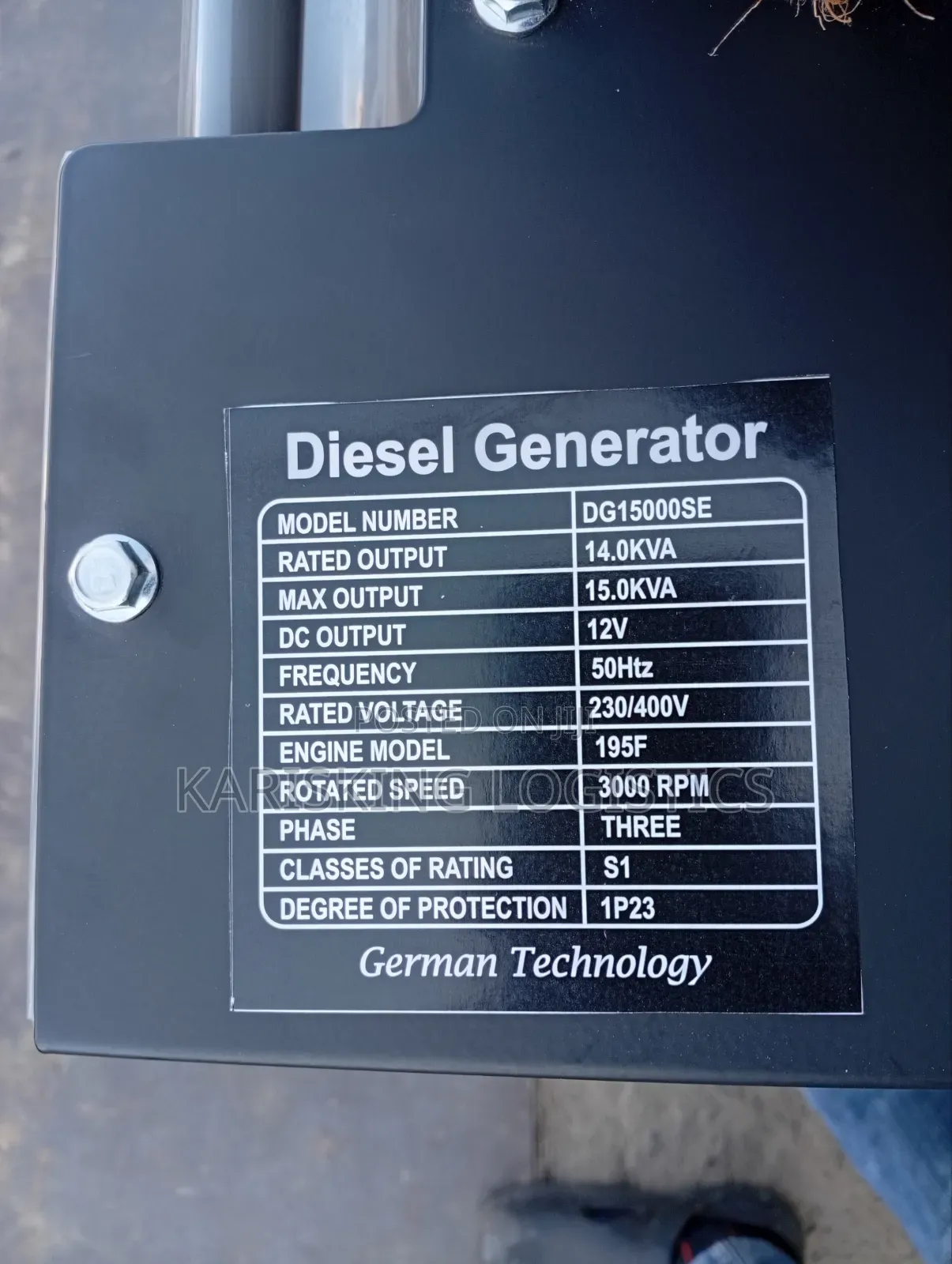 15 Kva Cigma Silent Generator With Ats