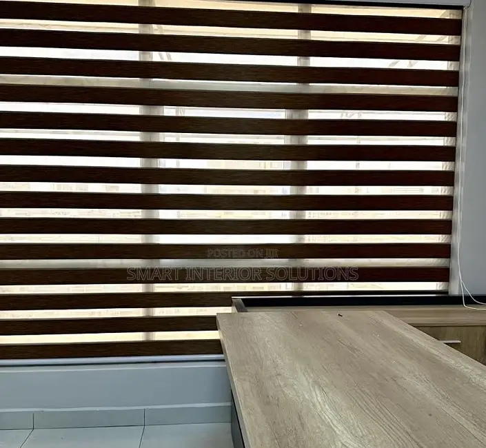 Sheer Roller Dining Window Blind