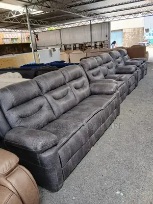Indoor 7 Seater Semi Recliner Sofa 3 2 1 1