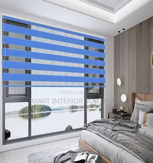 Blue Sheer Roller Window Blinds