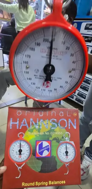 Original Hanson Round Spring Balance Hanging Scale