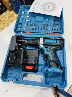 Electric Hand Drill Screwdriver Set 26pc With Dual Batteries