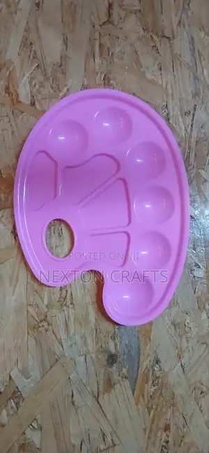 Pink Plastic Paint Pallete