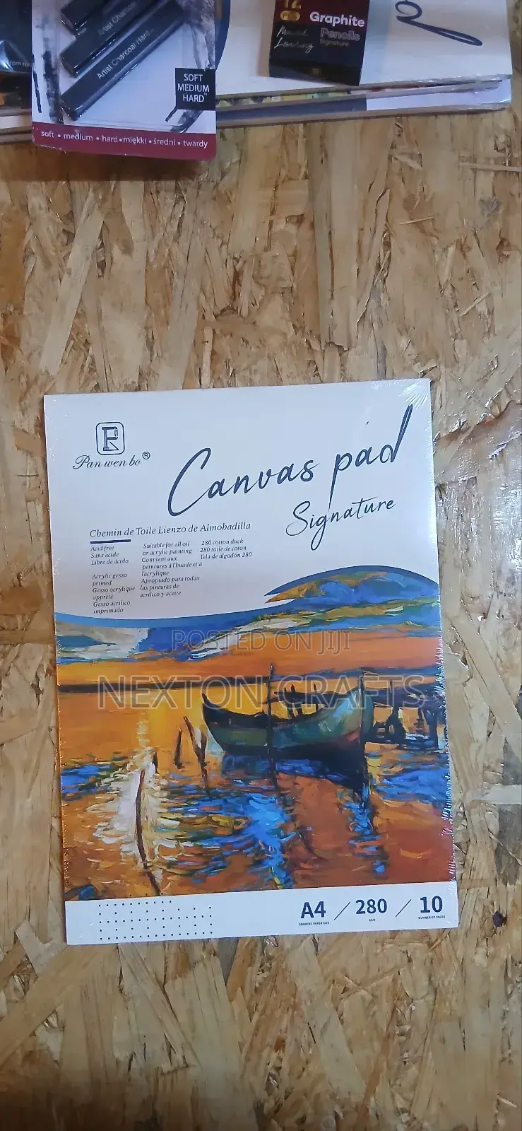 Canvas Pad Signature A4