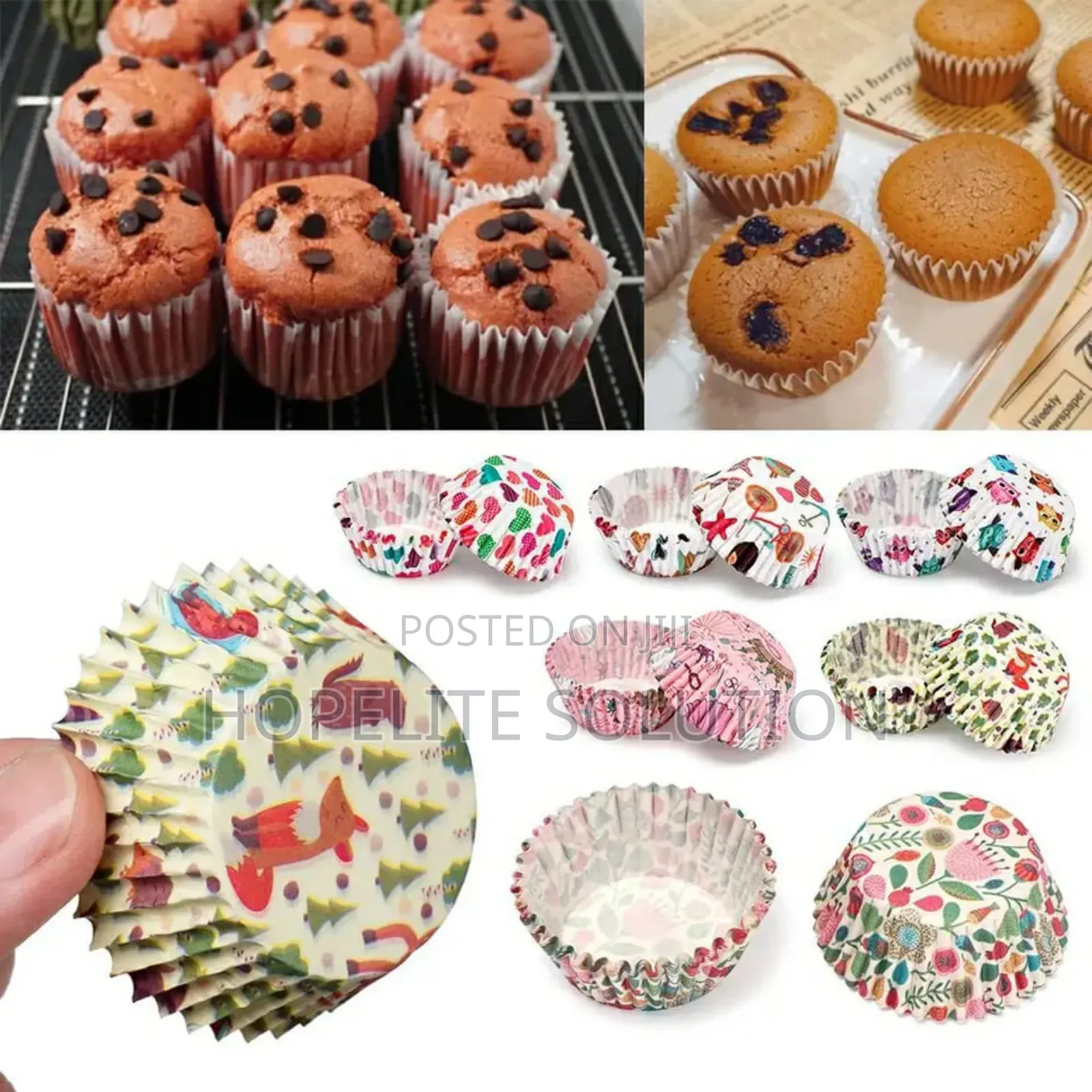 Disposable Cupcake Paper Insert