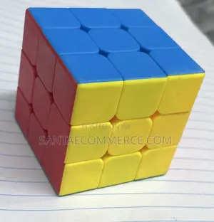 Stickerless 3by3 Magic Rubik Speed Cube Puzzle Solving Game