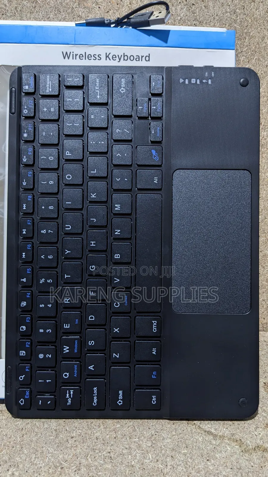 Wireless Keyboard With Touch Pad
