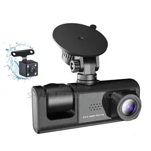 C309 3lens Car Camera DVR Blackbox Dashcam With Ips Screen Front