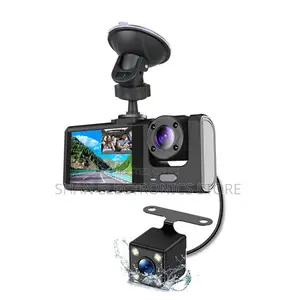 Three Lenses Car Camera DVR Black Box Dashcam 1080p