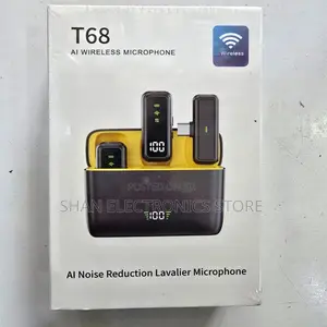 T68 Wireless Microphone - Clip-on Recording Microphone