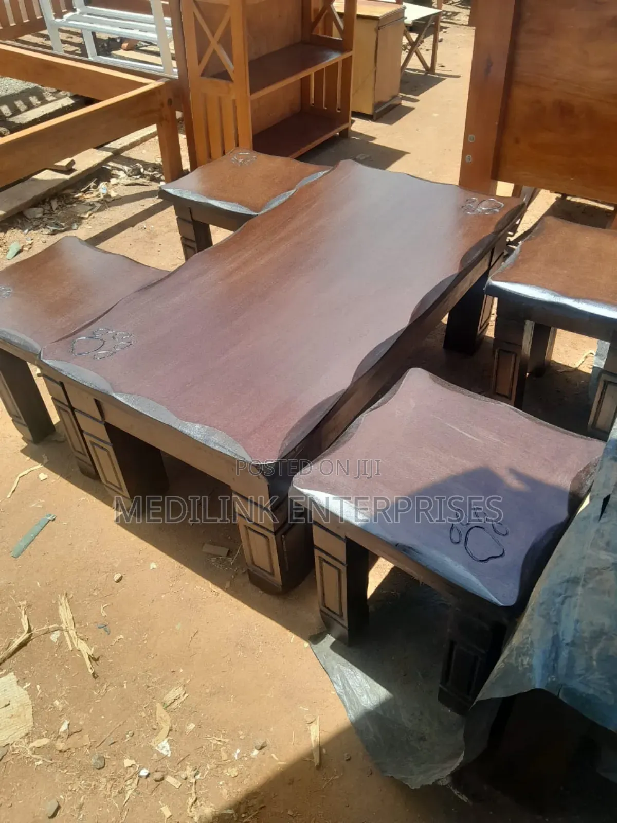 Solid Wooded Coffee Table Set