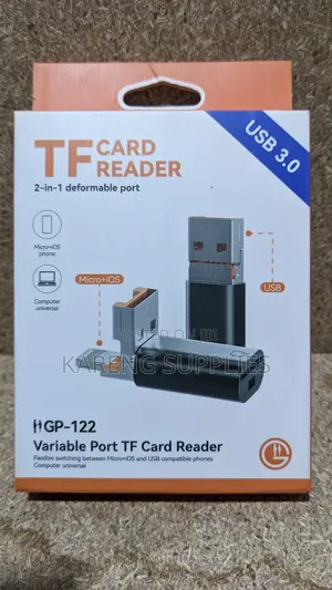 Variable Port Tf Card Reader (2 in 1)
