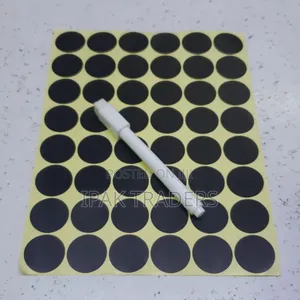 48 Stickers With Pen Colorful Label Set for School Office and Home