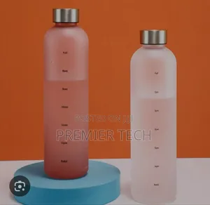 *Bpa Free 1l Motivation Water Bottle