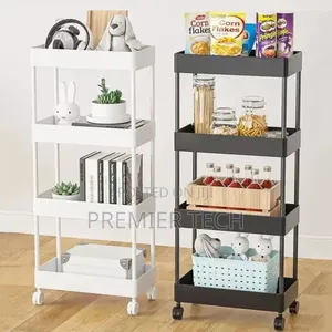 Multifunctional 4 Layer Trolley Rack 35x21x87cm