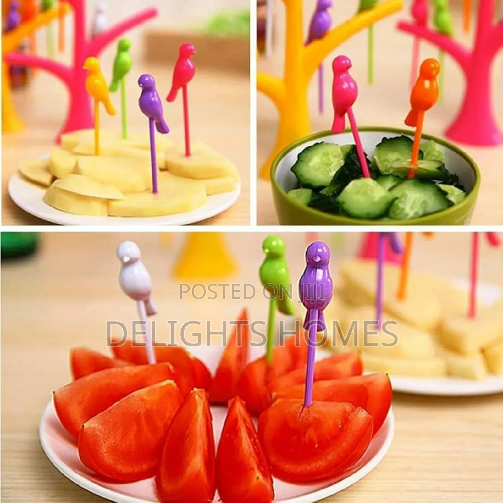 Bright Birdcage Fruit Fork_b