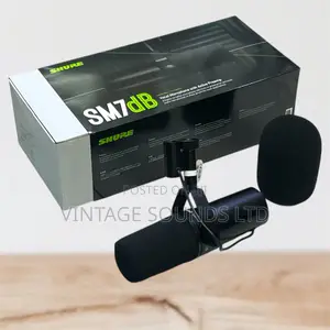 Shure Sm7db Dynamic Vocal Microphone for Podcasting Recording