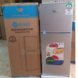 Nunix 138l Double Door Fridge Energy Efficient (1yr Wrty)