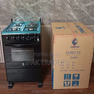 50×55 Euroken 3+1 Standing Cooker With Electric Oven Cooker