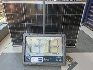 Quality 500w Floodlight 2in1(2 Solar Panels and 1light)