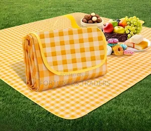 Picnic Mat Washable Lightweight With Handle Red