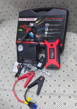 Powerful and Safe Portable Car Jump Starter With Air Compressor