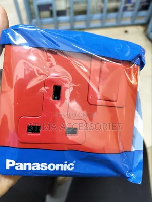 Panasonic Single Socket Red