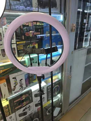 14 Inches Ring Light, Three Holders And Stand