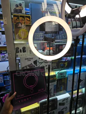 10-Inch Selfie Ring Light With Dimmable Brightness Tripod